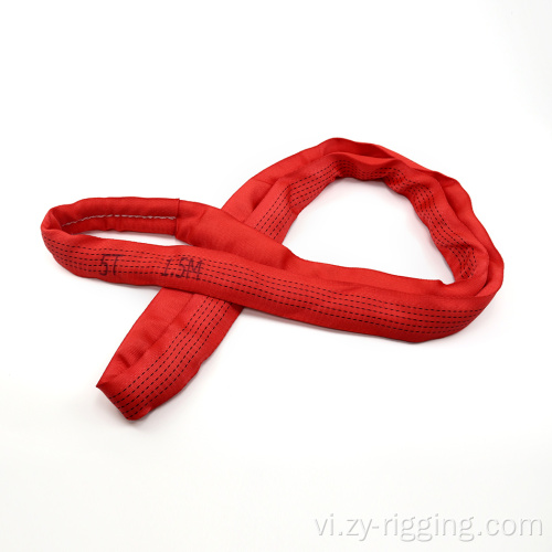 12T polyester tròn tròn mềm hình ống sling sling